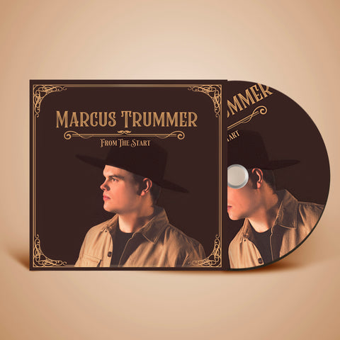 Marcus Trummer From The Start CD cover – debut blues, soul, and rock album.