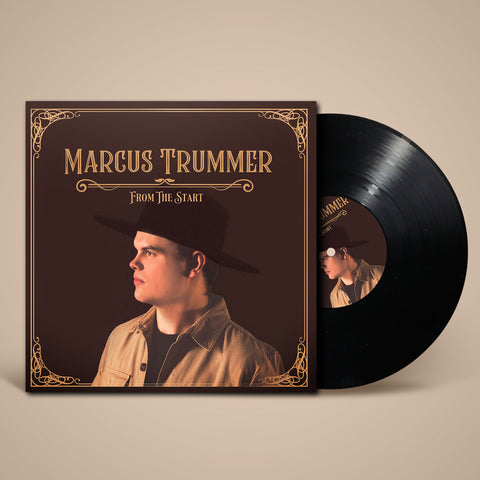 Marcus Trummer – From The Start album cover art, blues, soul, and rock vinyl LP
