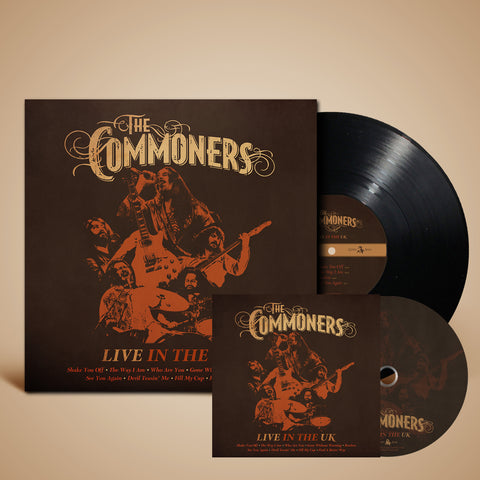 A CD and Vinyl LP Set for The Commoners - Live in the UK