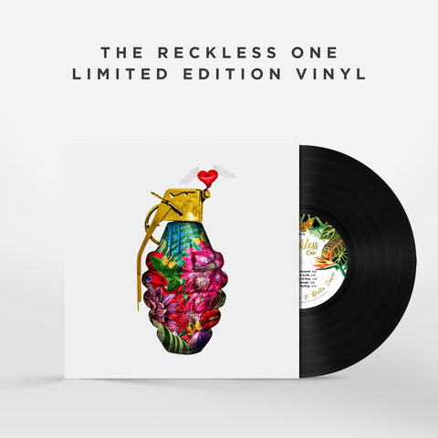 Limited edition vinyl record of Samantha Martin & Delta Sugar's album 'The Reckless One', featuring a colorful artistic design on the cover.